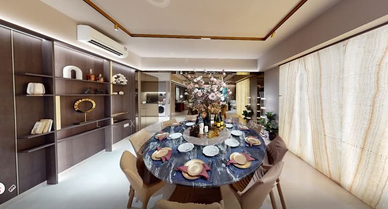 River Modern Condominium For Sale at S$ 5,995,000 | PropertyGuru Singapore - Dining Room