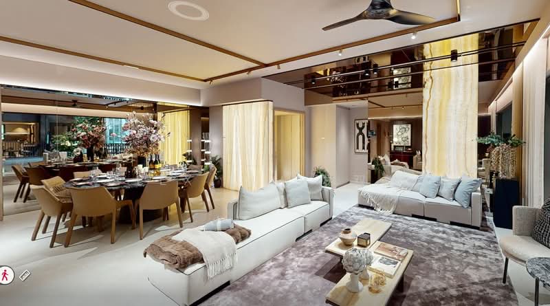 River Modern Condominium For Sale at S$ 5,995,000 | PropertyGuru Singapore - Living Room