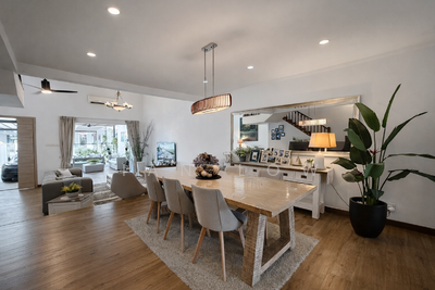 For Sale - ⭐️ Renovated 3 Sty Terrace in Lentor D26 with Unblocked Greenery ⭐️ Redprop 🔴