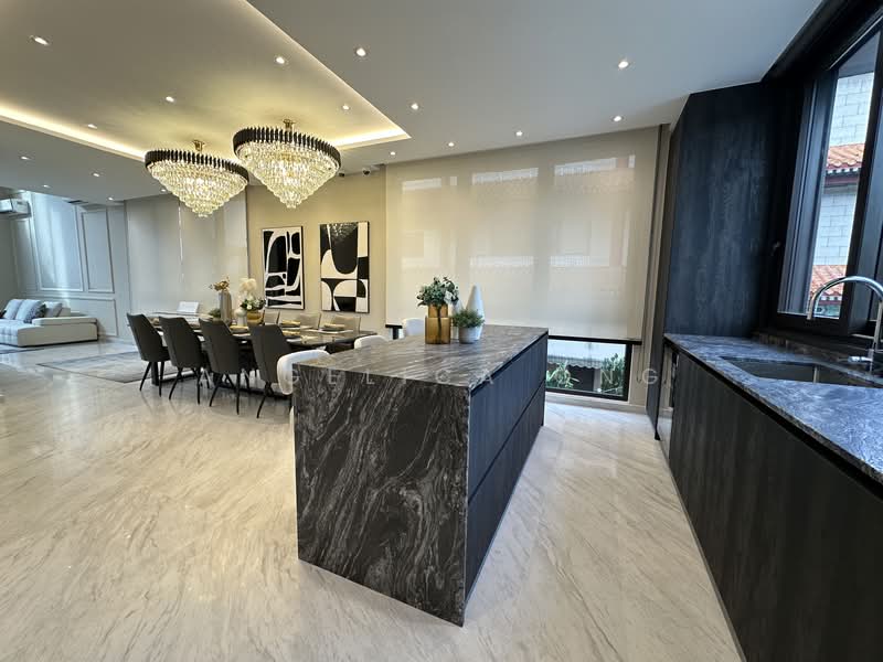 5 Levels Brand New Landed in Novena Terraced House For Sale at S$ 7,880,000 | PropertyGuru Singapore - Living Room