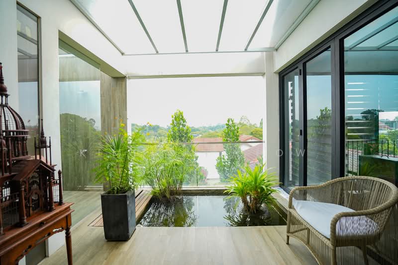 Detached Home with Stunning Views In Binjai Vinicity Detached House For Sale at S$ 13,800,000 | PropertyGuru Singapore - Balcony