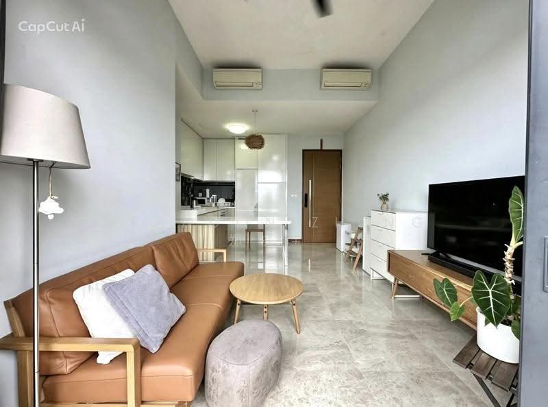 Eco Sanctuary, 65 Chestnut Avenue, Dairy Farm / Bukit Panjang / Choa Chu Kang, 2 Bedrooms, 667 sqft, Condominium For Sale, by Brandon Zheng 郑祺宝, 500061391 - Living Room - PropertyGuru.com.sg