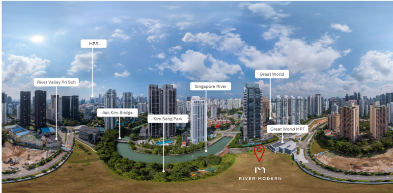 River Modern Condominium For Sale at S$ 2,570,000 | PropertyGuru Singapore - Exterior
