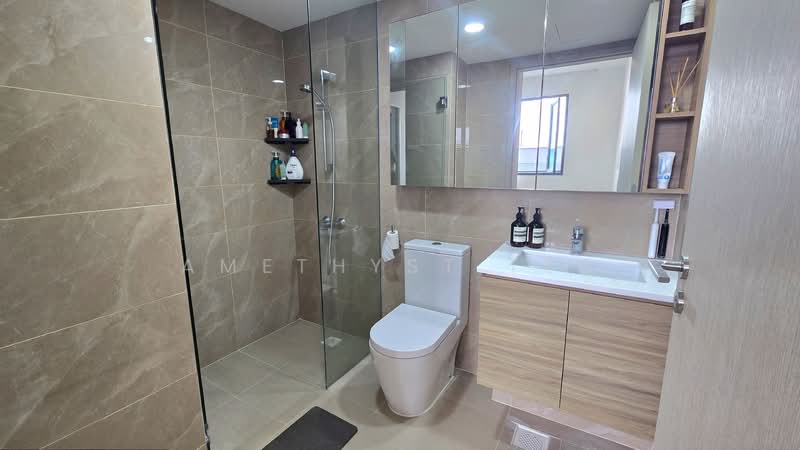 Treasure at Tampines, 55 Tampines Lane, 1 Bedroom, 463 sqft, Condominium For Rent, by Amethyst Teo, 500061483 - Bathroom - PropertyGuru.com.sg