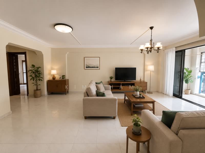 99A Lorong 2 Toa Payoh, 99A Lorong 2 Toa Payoh, 4 Bedrooms, 1,539 sqft, HDB Flat For Sale, by Kim Tham, 500061509 - Living Room - PropertyGuru.com.sg