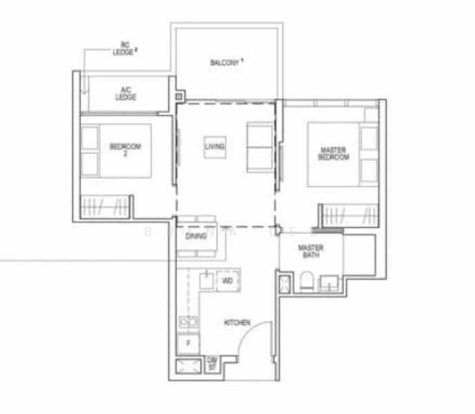 Riverfront Residences Condominium For Sale at S$ 1,150,000 | PropertyGuru Singapore