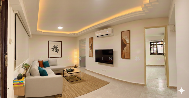 754 Yishun Street 72 HDB Flat For Sale at S$ 510,000 | PropertyGuru Singapore - Artist Impression of living room