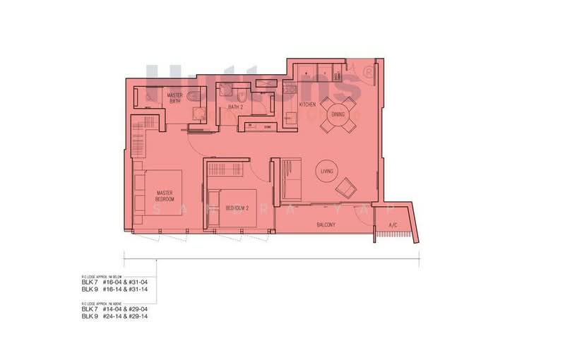 Echelon, 7 Alexandra View, 2 Bedrooms, 734 sqft, Condominium For Rent, by Sandra Yap, 500061604 - PropertyGuru.com.sg
