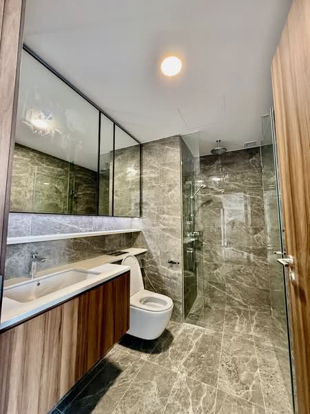 Lentor Modern, 3 Lentor Central, 2 Bedrooms, 678 sqft, Condominium For Rent, by Shan Tsing, 500061690 - Bathroom - PropertyGuru.com.sg