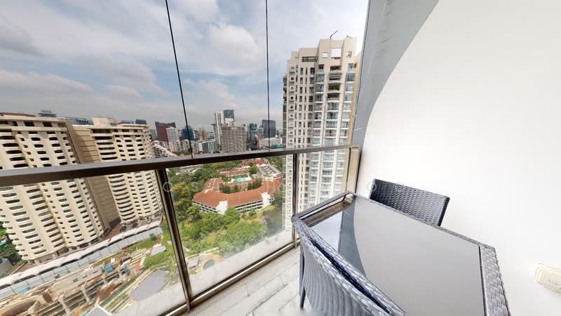 The Scotts Tower, 38 Scotts Road, 2 Bedrooms, 904 sqft, Condominium For Rent, by Joseph Khoo, 500061709 - Balcony - PropertyGuru.com.sg