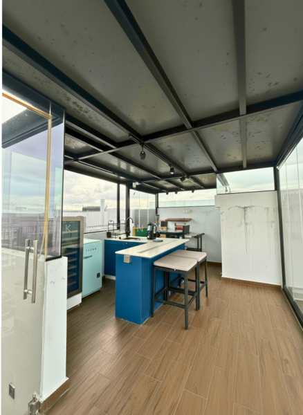 Twin Waterfalls Executive Condominium For Sale at S$ 2,200,000 | PropertyGuru Singapore - Partially enclosed roof terrace