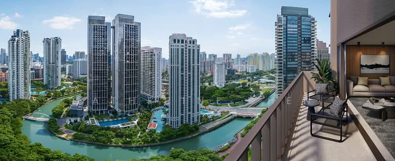 River Modern Condominium For Sale at S$ 2,668,000 | PropertyGuru Singapore - Balcony