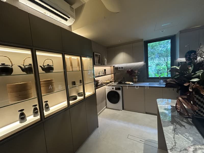 ⭐⭐ River Modern , NEW Condo, LINK to Great World MRT Condominium For Sale at S$ 2,295,000 | PropertyGuru Singapore - Kitchen