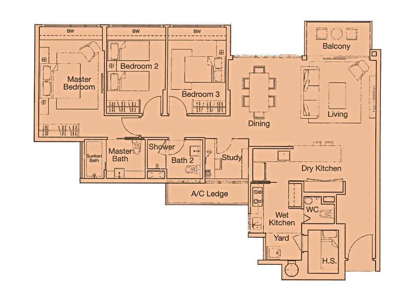 Ferraria Park Condo Condominium For Sale at S$ 1,800,000 | PropertyGuru Singapore