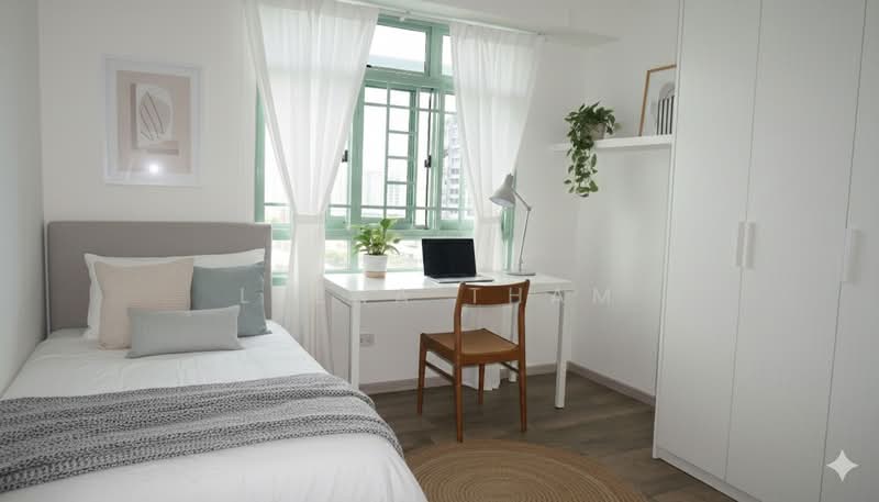 637A Punggol Drive HDB Flat For Sale at S$ 725,000 | PropertyGuru Singapore - Common Bedroom 2(Digitally Furnished)