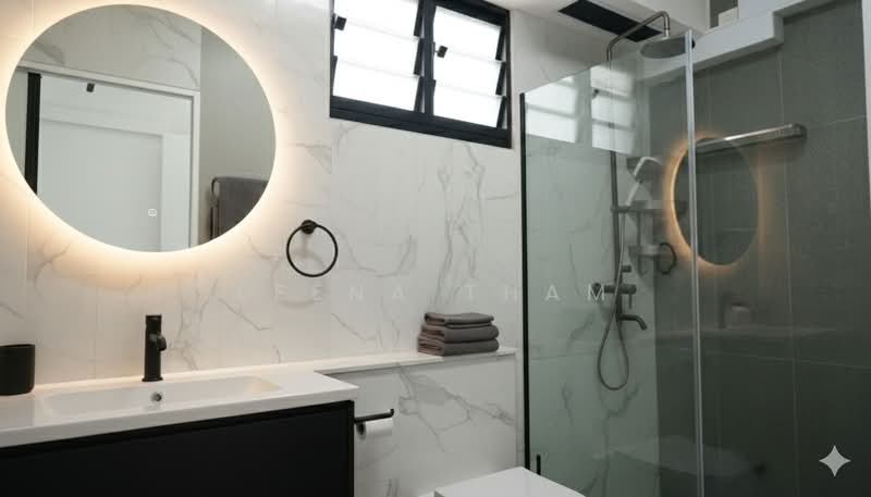 637A Punggol Drive HDB Flat For Sale at S$ 725,000 | PropertyGuru Singapore - Master Bathroom(Digitally Furnished)