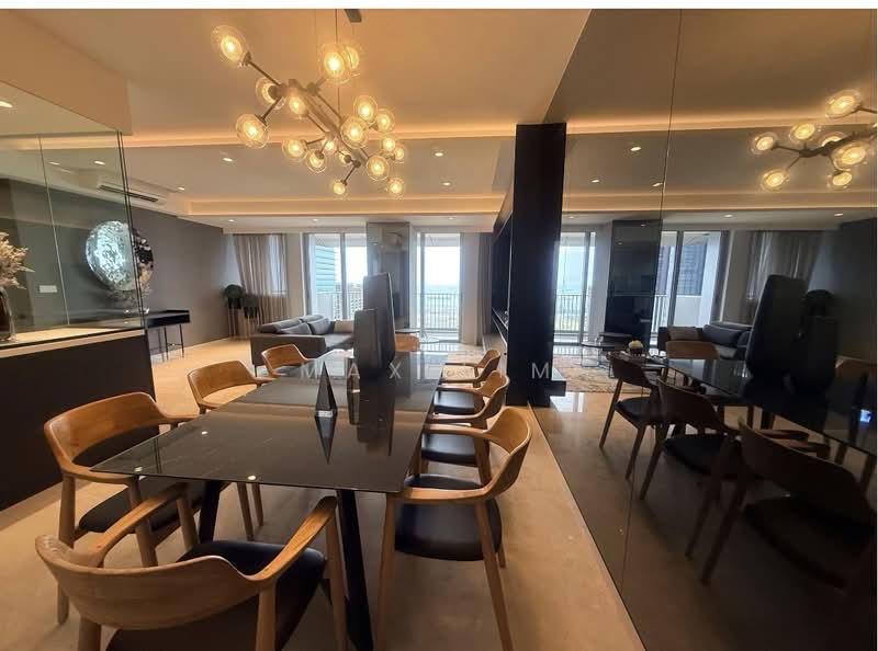 V on Shenton, 5 Shenton Way, 3 Bedrooms, 1,765 sqft, Condominium For Rent, by Max Lim, 500061985 - Living Room - PropertyGuru.com.sg