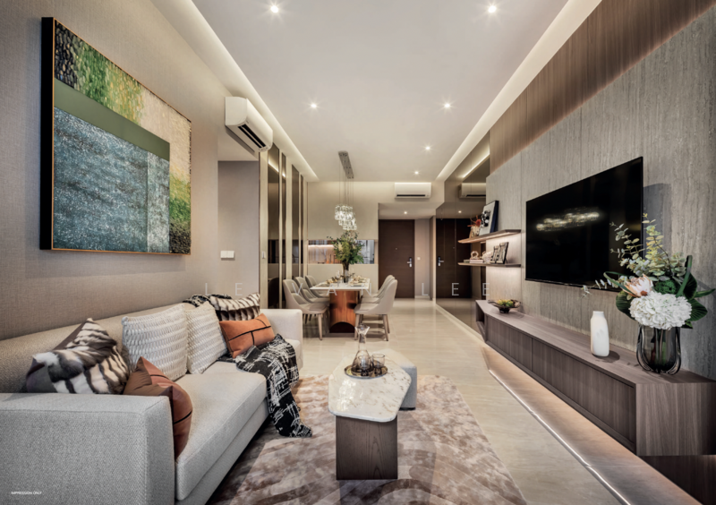 Ardor Residence Apartment For Sale at S$ 2,147,000 | PropertyGuru Singapore - Living Room