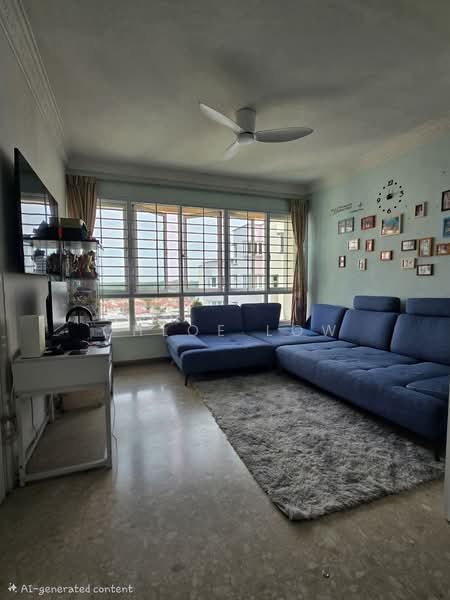 The Floravale, 244 Westwood Avenue, 3 Bedrooms, 1,399 sqft, Executive Condominium For Rent, by Chloe Low, 500062092 - Living Room - PropertyGuru.com.sg