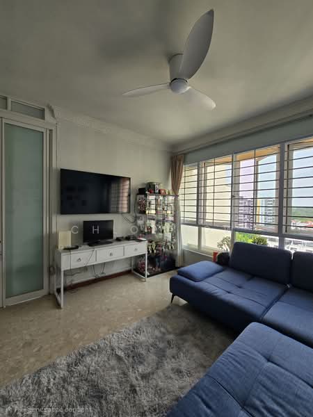 The Floravale, 244 Westwood Avenue, 3 Bedrooms, 1,399 sqft, Executive Condominium For Rent, by Chloe Low, 500062092 - Living Room - PropertyGuru.com.sg