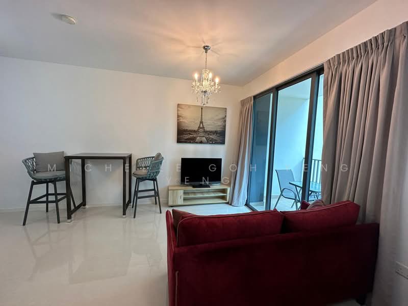 Treasure at Tampines, 57 Tampines Lane, 1 Bedroom, 463 sqft, Condominium For Rent, by Michelle Goh Yeng Yeng, 500062221 - Living Room - PropertyGuru.com.sg