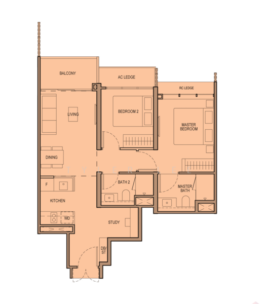 Tembusu Grand, 96 Jalan Tembusu, 2 Bedrooms, 743 sqft, Condominium For Rent, by Tyler Lee, 500062240 - PropertyGuru.com.sg
