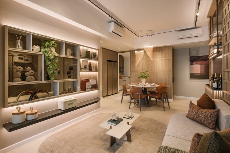 Pinery Residences Condominium For Sale at S$ 1,838,888 | PropertyGuru Singapore - Living Room