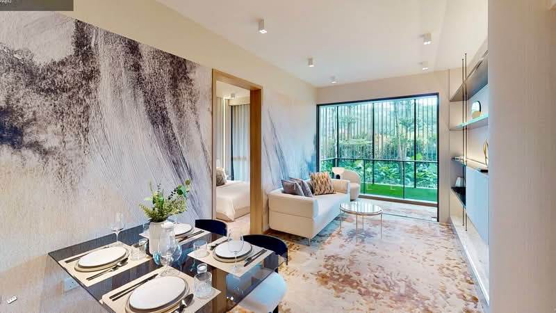 The Botany at Dairy Farm Condominium For Sale at S$ 1,777,000 | PropertyGuru Singapore - Living Room
