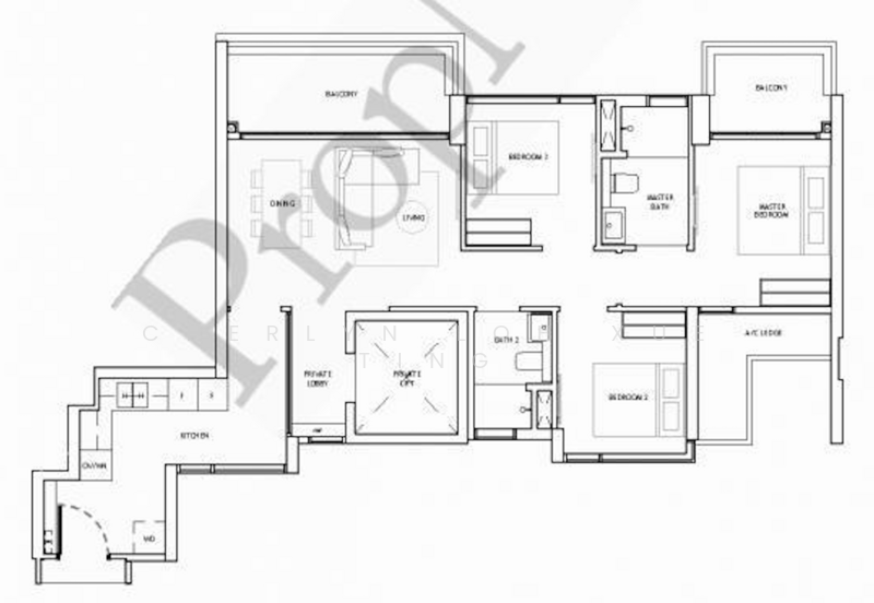 The Landmark, 173 Chin Swee Road, 3 Bedrooms, 1,076 sqft, Condominium For Rent, by Cherlyn Loh Xue Ting, 500062353 - PropertyGuru.com.sg
