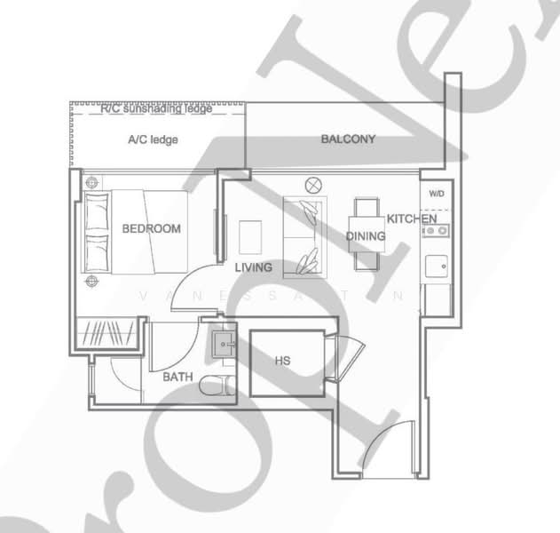 Centra Heights, 455 Sims Avenue, 1 Bedroom, 431 sqft, Condominium For Rent, by Vanessa Tan, 500062385 - PropertyGuru.com.sg