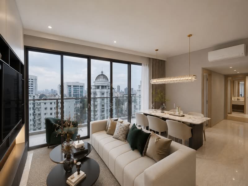Newly Renovated Brand New Freehold Unit Selling Cheap in D15!, East Coast / Marine Parade, 4 Bedrooms, 1,389 sqft, Condominium For Sale, by Tan Shi Kai, 500062396 - Living Room - PropertyGuru.com.sg