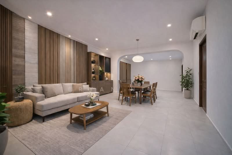 Carpmael Road / Onan Road / Crane Road / Haig Road Terraced House For Sale at S$ 5,150,000 | PropertyGuru Singapore - Living Room - impression