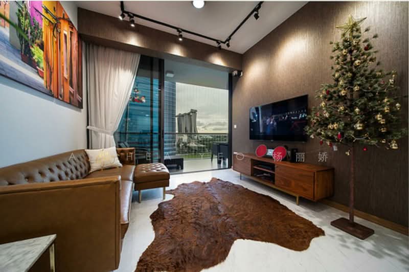 Marina One Residences, 23 Marina Way, 2 Bedrooms, 1,163 sqft, Condominium For Rent, by Anthea Yeo 杨丽娇, 500062479 - Living Room - PropertyGuru.com.sg