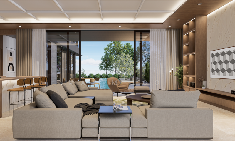 Future Brand New Luxury Home @ Ocean Drive Detached House For Sale at S$ 25,000,000 | PropertyGuru Singapore - Living Room