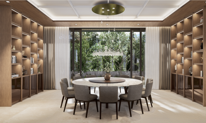 Future Brand New Luxury Home @ Ocean Drive Detached House For Sale at S$ 25,000,000 | PropertyGuru Singapore - Dining Room