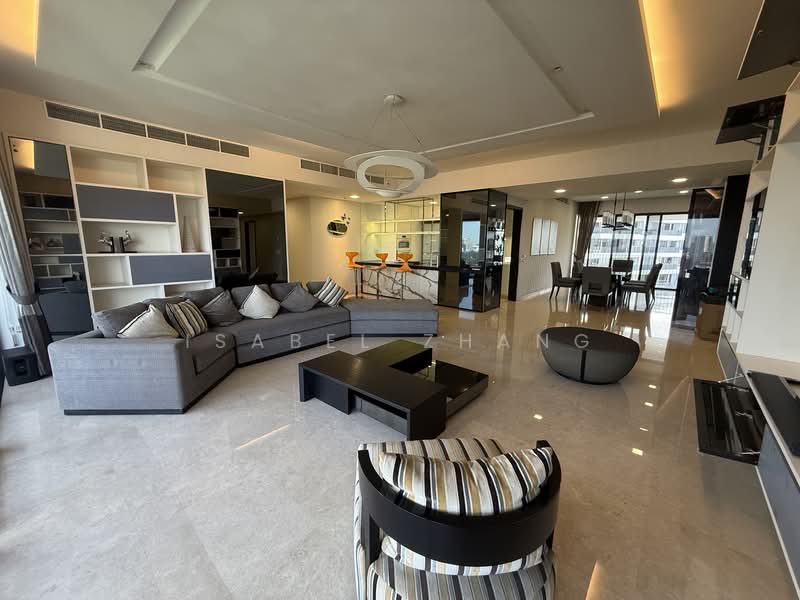 The Interlace, 180 Depot Road, 4 Bedrooms, 3,412 sqft, Condominium For Rent, by Isabel Zhang, 500062636 - Living Room - PropertyGuru.com.sg