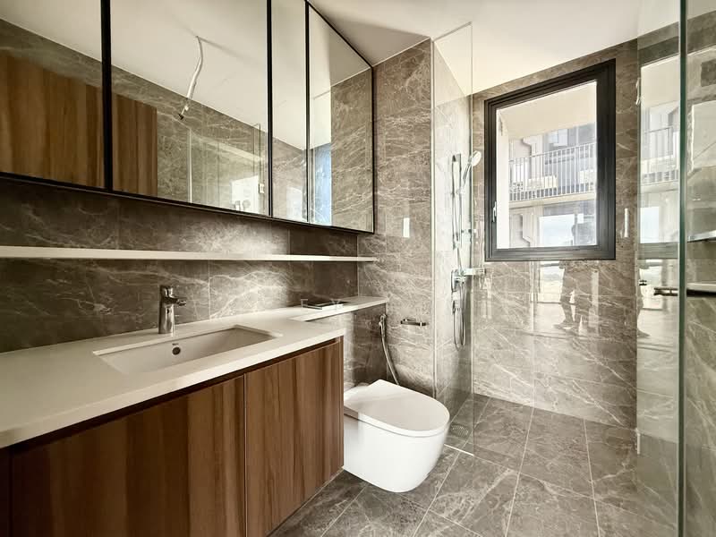 Lentor Modern, 3 Lentor Central, 3 Bedrooms, 1,109 sqft, Condominium For Rent, by Joey Lim, 500062726 - Bathroom - PropertyGuru.com.sg