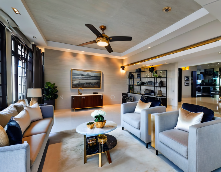 657A Jurong West Street 65 HDB Flat For Sale at S$ 599,000 | PropertyGuru Singapore - Living Room (Virtually staged)