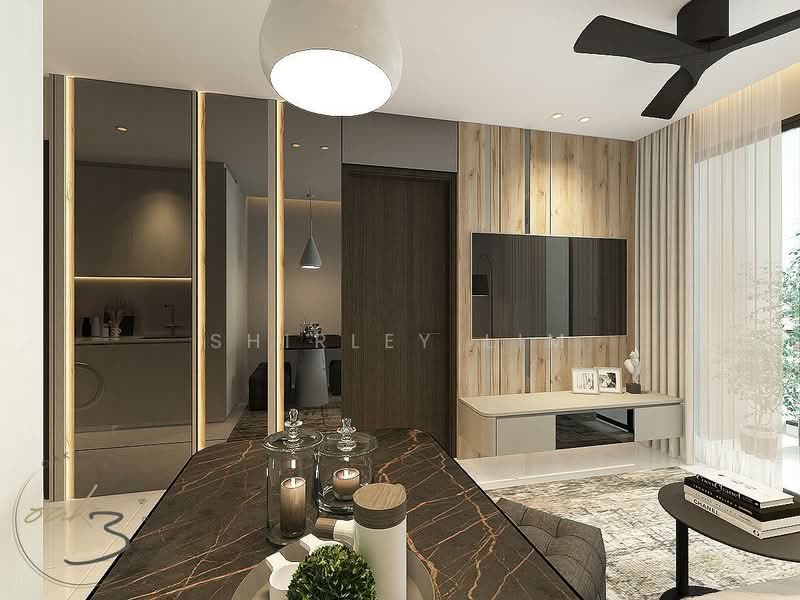 Tembusu Grand, 94 Jalan Tembusu, 1 Bedroom, 527 sqft, Condominium For Rent, by Shirley Lim, 500062791 - Living Room - PropertyGuru.com.sg