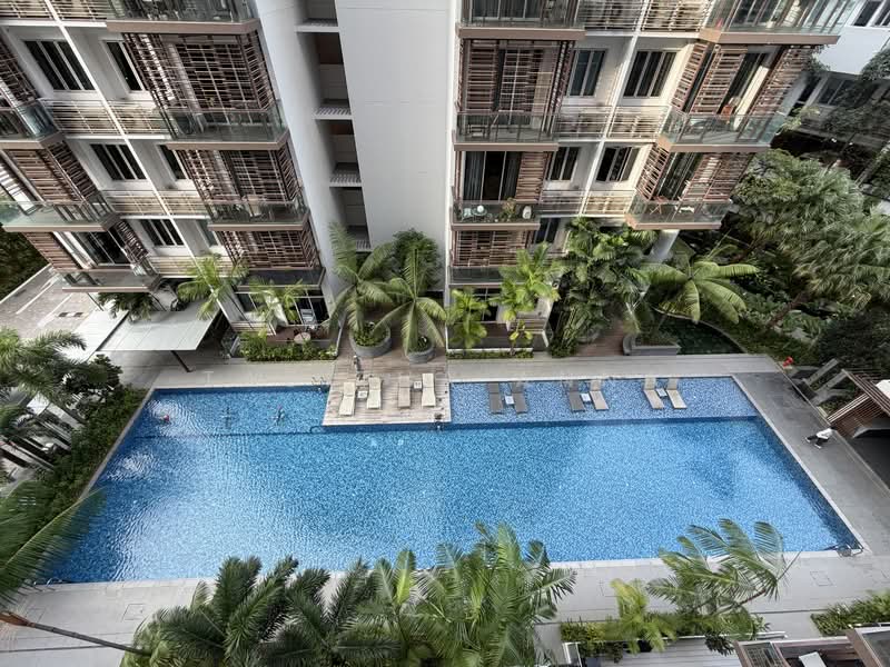 Pool View from Balcony