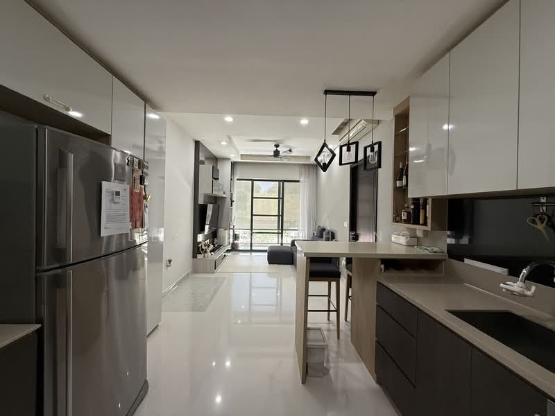 E Maisons (The Maisons), 28 Braddell Road, 1 Bedroom, 571 sqft, Apartment For Rent, by Lester Cheng, 500062973 - Kitchen - PropertyGuru.com.sg