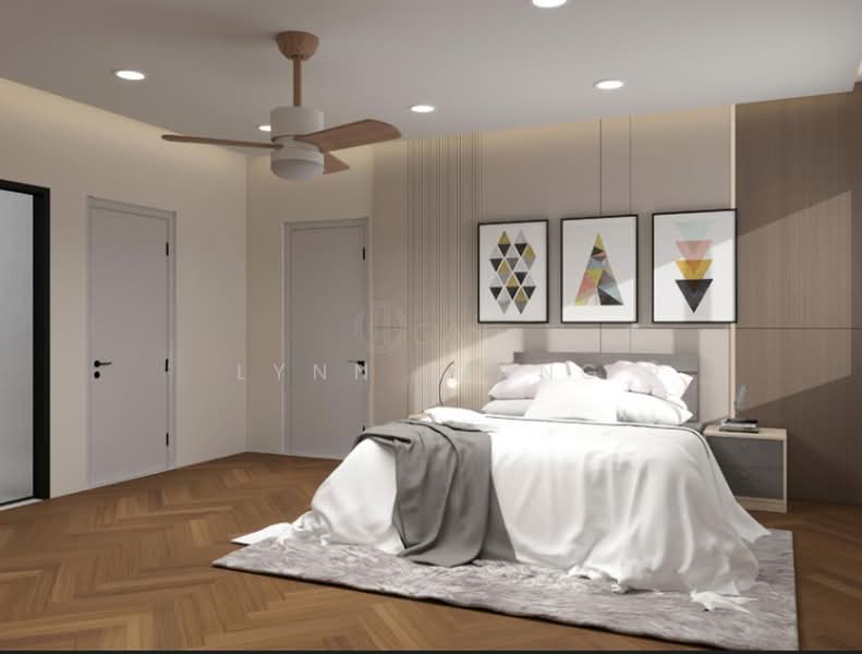 ❤️GIANT⚡️Brand New 5 Lvls Corner Terrace Near Kovan MRT w Pool, Attic & Lift Corner Terrace For Sale at S$ 10,000,000 | PropertyGuru Singapore - Bedroom