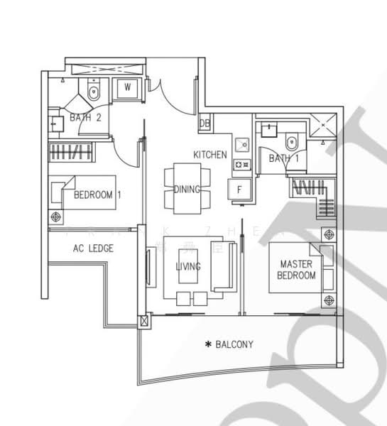 Eight Riversuites, 10 Whampoa East, 2 Bedrooms, 700 sqft, Condominium For Rent, by Frank Zheng 郑舜臣, 500063151 - PropertyGuru.com.sg