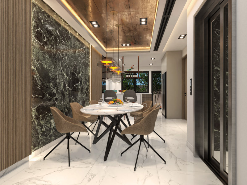 Brand New Terrace & Corner Terrace Terraced House For Sale at S$ 6,380,000 | PropertyGuru Singapore - Dining Room