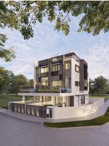 Brand New Terrace & Corner Terrace Terraced House For Sale at S$ 6,380,000 | PropertyGuru Singapore - Exterior
