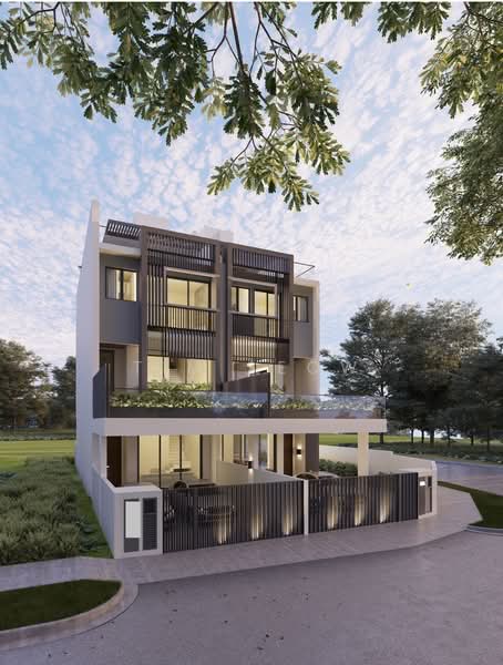 Brand New Terrace & Corner Terrace Terraced House For Sale at S$ 6,380,000 | PropertyGuru Singapore - Exterior