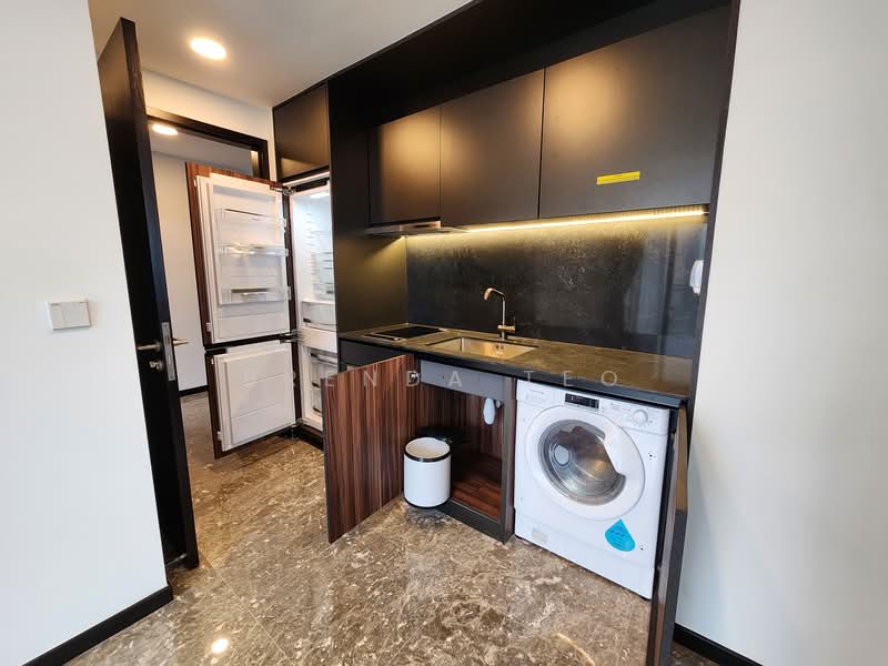 120 Grange, 120 Grange Road, 2 Bedrooms, 678 sqft, Condominium For Rent, by Brenda Teo, 500063351 - Kitchen - PropertyGuru.com.sg