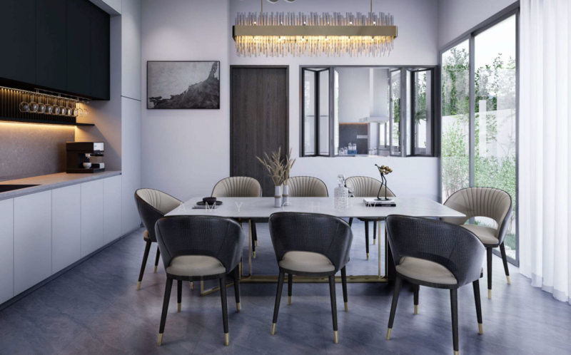 Modern Brand New 3.5-Storey Semi-Detached Homes with Home Lift – Telok Kurau Semi-Detached House For Sale at S$ 8,500,000 | PropertyGuru Singapore - Dining Room