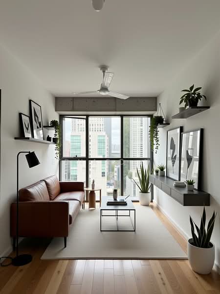 One Bernam, 1 Bernam Street, 1 Bedroom, 452 sqft, Condominium For Sale, by Bernard Yeo, 500063365 - Living Room - PropertyGuru.com.sg