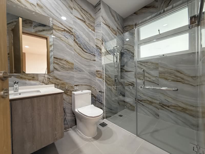 Brand New Terrace 450m to Potong Pasir MRT Terraced House For Sale at S$ 7,280,000 | PropertyGuru Singapore - Bathroom